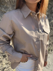 Chemise Tandem de couleur beige