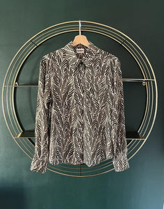 Chemise Tandem de couleur olive à motifs